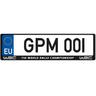 View Item WRC FIA World Rally Championship Car Number Plate Surround